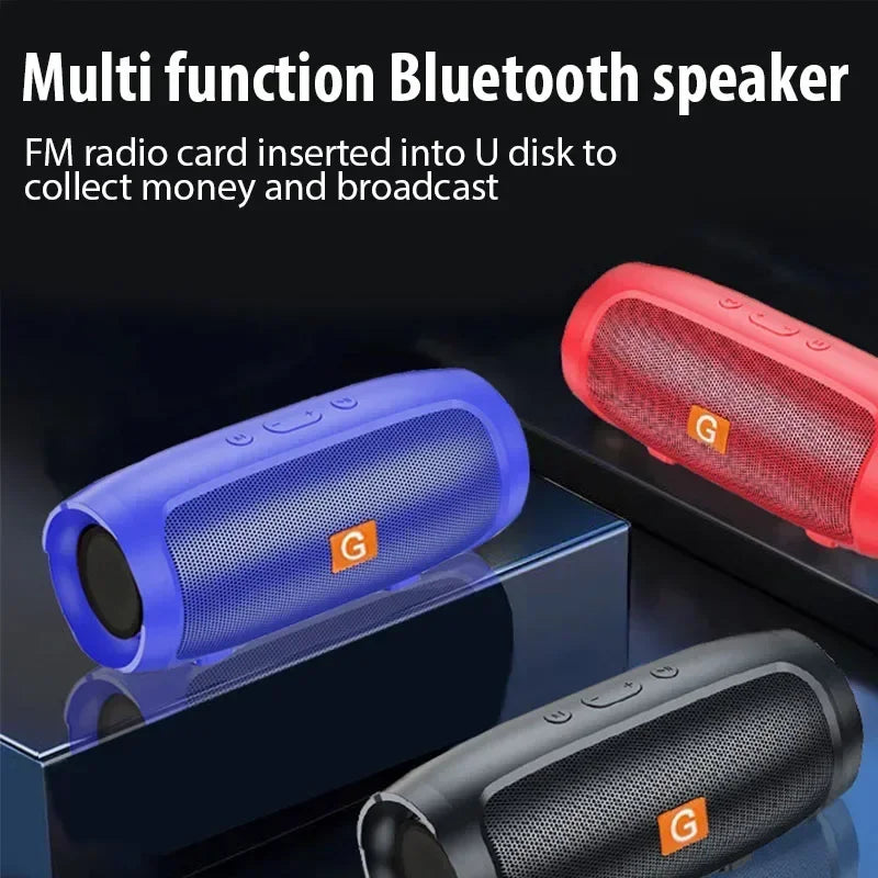 Subwoofer portabil Difuzoare Bluetooth Stereo în aer liber Surround Difuzor rezistent la apă Suport casetă de sunet fără fir Radio FM Card TF