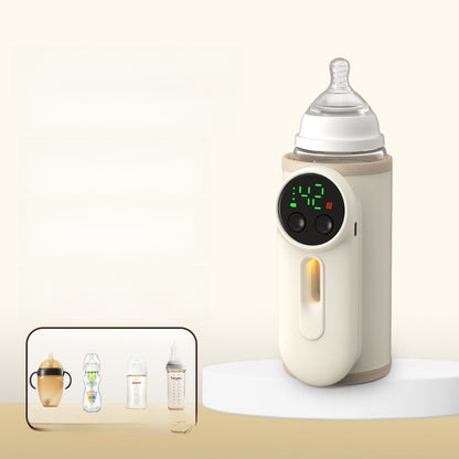Capac izolator pentru sticla de lapte cu încălzire wireless