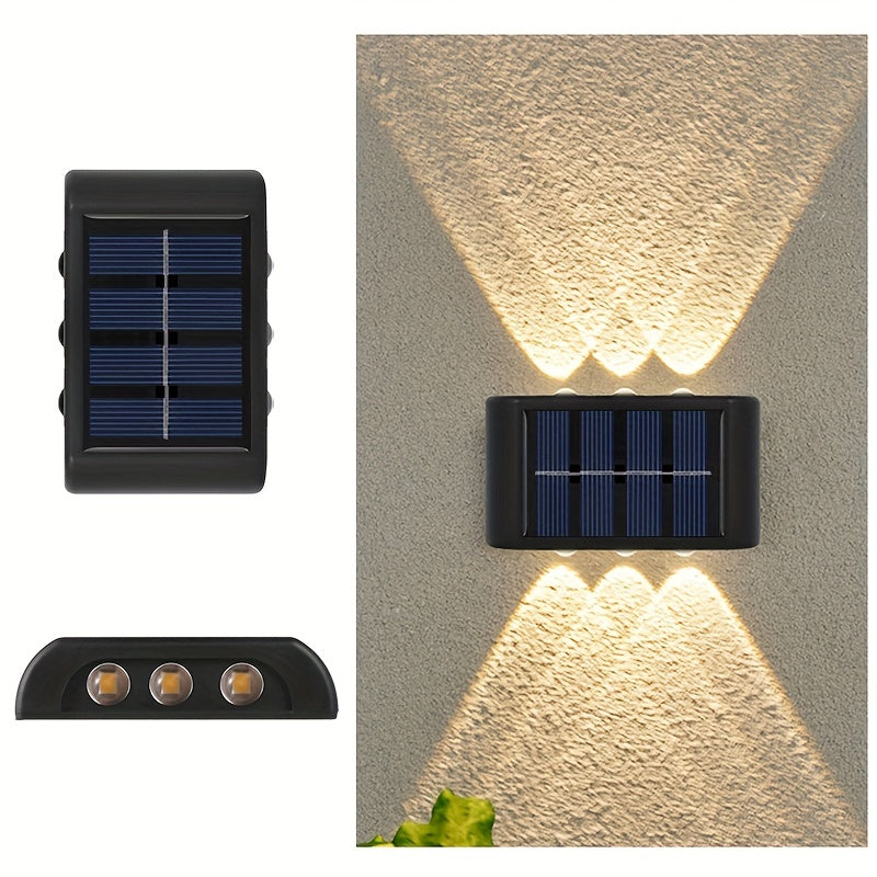 Lumini solare de exterior rezistente la apă pentru perete gradina
