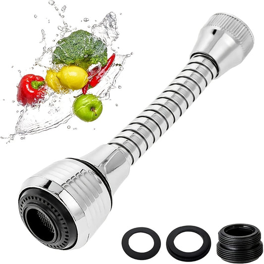 Prelungitor pentru robinet, gura de scurgere, cap anti-stropire, economisitor de apă, filtru de pulverizare de duș extins pentru casă.