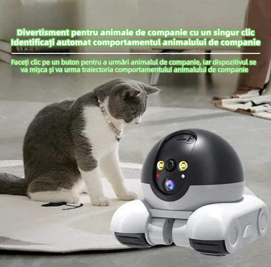 Cameră wireless de supraveghere pentru animale de companie de urmărire AI