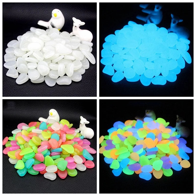 Pietre strălucitoare de grădină Pietre strălucitoare Pietre pentru alei de grădină Cale de grădină Patio de peluză Decor de curte Pietre luminoase
