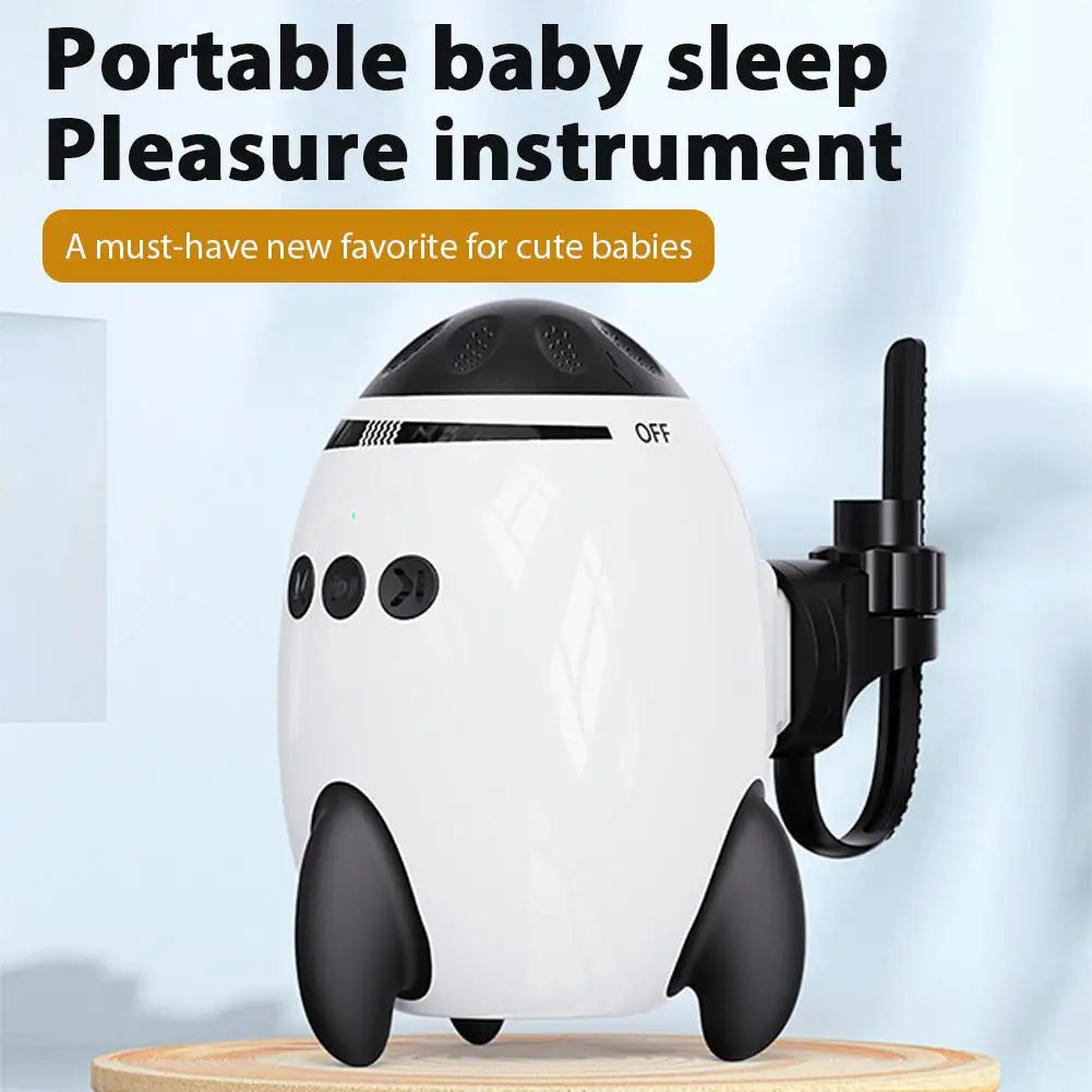 Accesorii pentru carucior bebelusi | Instrument portabil automat pentru leagăn pentru sugari cu zgomot alb și Bluetooth