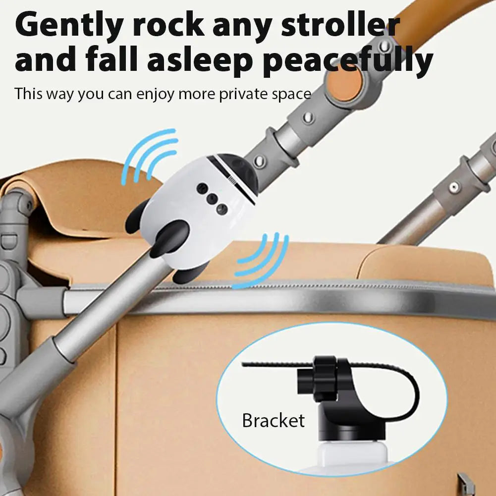 Accesorii pentru carucior bebelusi | Instrument portabil automat pentru leagăn pentru sugari cu zgomot alb și Bluetooth