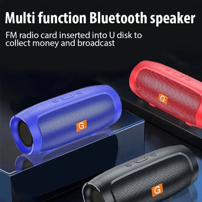 Subwoofer portabil Difuzoare Bluetooth Stereo în aer liber Surround Difuzor rezistent la apă Suport casetă de sunet fără fir Radio FM Card TF