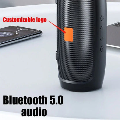 Subwoofer portabil Difuzoare Bluetooth Stereo în aer liber Surround Difuzor rezistent la apă Suport casetă de sunet fără fir Radio FM Card TF