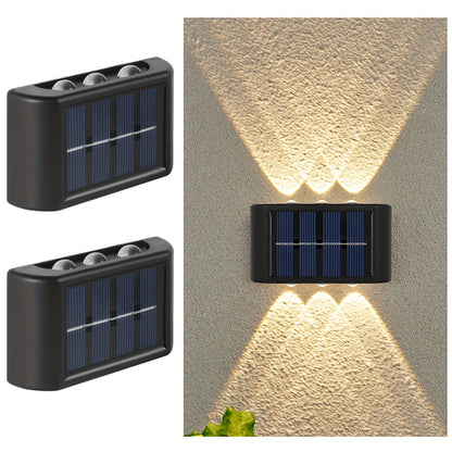 Lumini solare de exterior rezistente la apă pentru perete gradina