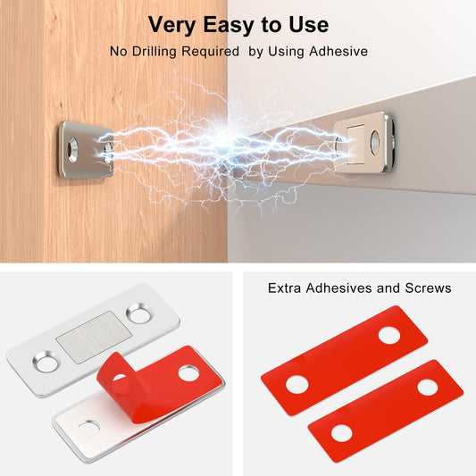 Inchizator magnetic ultra-subtire pentru usi de dulap